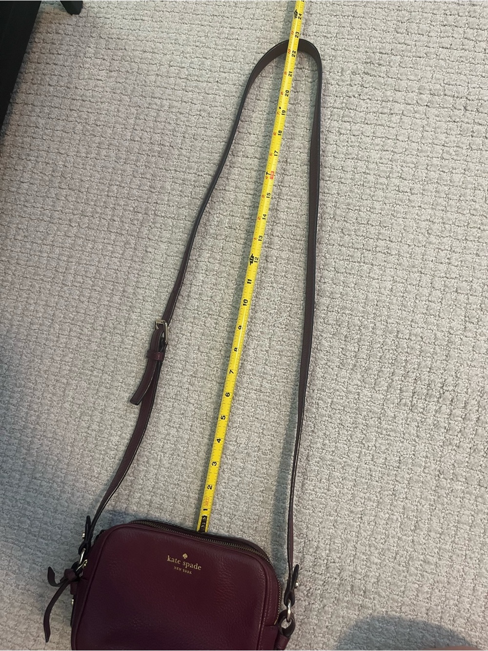 kate spade Pebbled Leather Crossbody - Picture 6 of 14